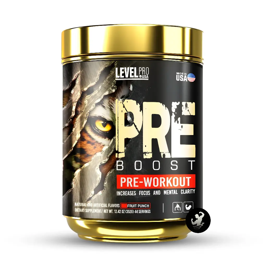 PRE ENTRENO LEVEL PRO - PRE BOOST USA 352 GR - 44 SERVINGS