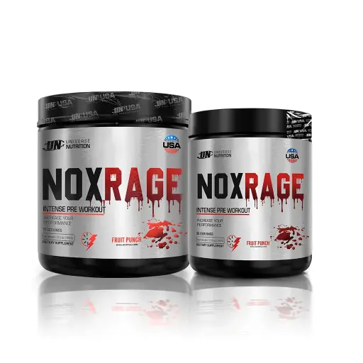 PRE WORKOUT UN - USA - NOX RAGE 350 GR / 35 SERV. / CITRUS PUNCH